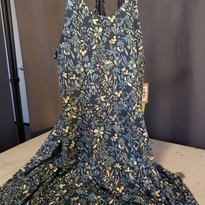 Title Nine Blue Floral Dress Built In NWT